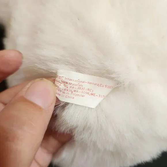 PBC International Cuddle Bear Teddy Stuffed Animal Plush White 11" Valentine - Picture 4 of 5